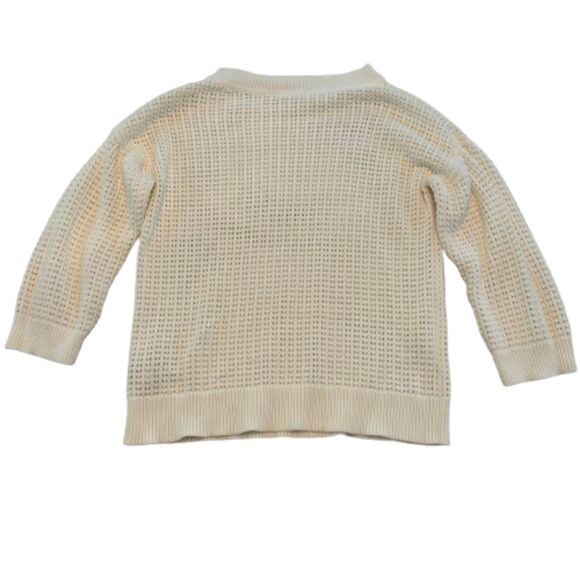 Gap White Sweater hole pattern size L men’s - Picture 2 of 5